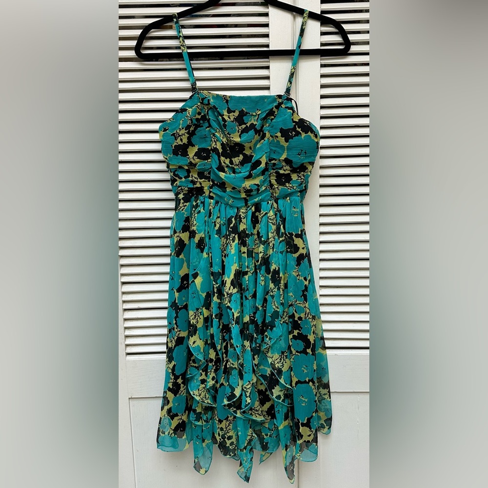 Kensie Floral Dress with Removable/Adjustable Straps Size 4